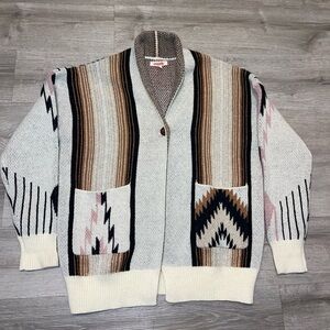 Mazik Multicolor Knit Cardigan